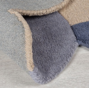 Covor Mia Scallop Frame Caramiziu, Natural 120x170 cm, Flair Rugs - Img 4