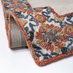 Covor Myla Floral Frame Rosu 160x230 cm - Img 2
