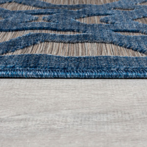 Covor Oro Albastru 160X160 cm, rotund, Flair Rugs - Img 4