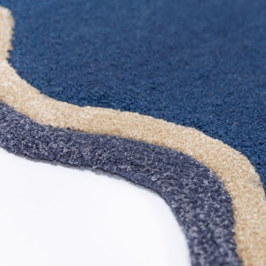 Covor Rivo Wool Bleumarin 160x230 cm - Img 4