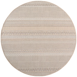 Covor rotund Desert etno V3 Bej 80x80 cm - Img 7