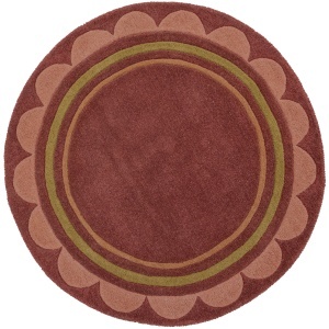 Covor rotund Lois Multicolor 120x120 cm - Img 2