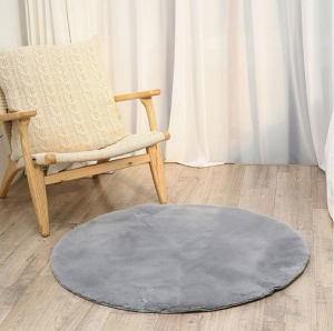 Covor Rotund, Soft, Gri, 100x100 cm, Delta 070