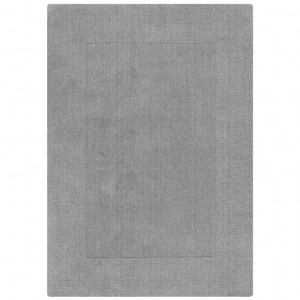 Covor Textured Wool Border GREY MARL 200X290 cm, Flair Rugs - Img 2