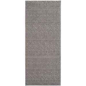 Covor traversa Helix etno V3 Argintiu 80x250 cm - Img 2