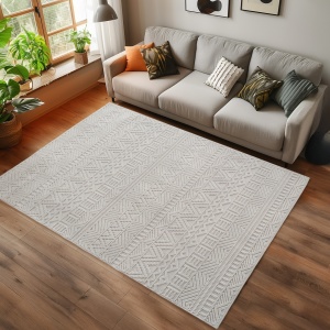 Covor traversa Helix etno V3 Crem 60x110 cm