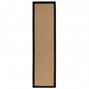 Covor traversă Kira Jute Negru 60X800 cm, Flair Rugs