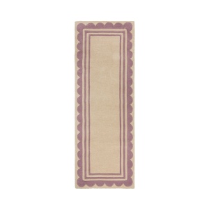 Covor traversa Lois Scallop Verde 80X230 cm, Flair Rugs - Img 2