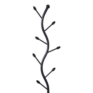 Cuier Lelom Negru 30x30x170 cm - Img 2