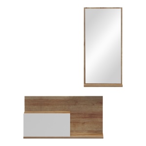 Cuier Miranda Alb 60x30x89.5 cm - Img 2