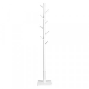 Cuier, Vasagle, Alb, 30x30x175 cm - Img 4