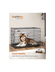 Cusca pentru caini, Feandrea, 92.5 cm, Negru - Img 2