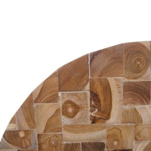 Decoratiune de perete din lemn Sorendine Boho Pako World Natural 60x60x6 cm - Img 2