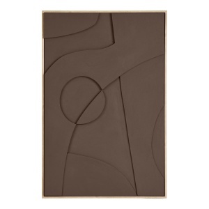 Decoratiune de perete Isabella, Maro, 4.4x60x90 cm - Img 5