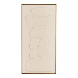 Decoratiune de perete Victoria No. 2, Bej, 4.5x60x120 cm - Img 5