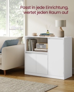 Dulap bucatarie microunde, Mateo, Alb, 90x40x90 cm - Img 6