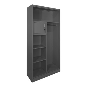 Dulap din metal, compartimentat,, Zogi, Pako, Antracit 90x45x180 cm - Img 2