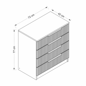 Dulap Kale Antracit 72x77x42 cm - Img 10