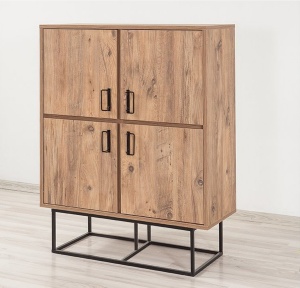 Dulap multifuncțional Quantum Natural 93x115x36 cm - Img 2