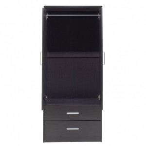 Dulap Olympus Cu 2 Uși Și Sertare Culoare Wenge 81x57x183 cm - Img 4