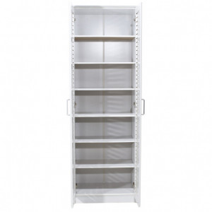 Dulap Pantofi Sante 21 Perechi Alb 60x37x183 cm - Img 5