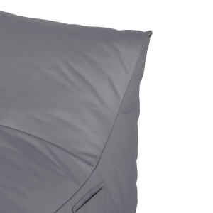 Fotoliu puf (beanbag) de gradina, Otenda, Gri inchis, 67x110x65 cm - Img 4
