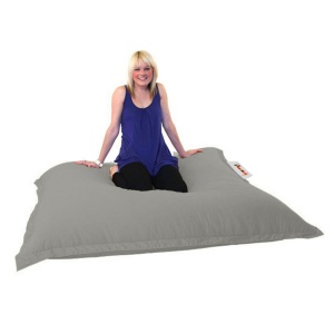 Fotoliu puf de gradina Cushion Pouf Gri 100x100x20 cm - Img 3