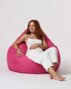 Fotoliu puf de gradina Premium Roz 115x130x39 cm - Img 7