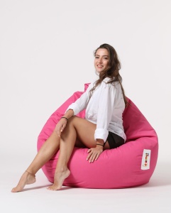 Fotoliu puf de gradina Premium Roz 115x130x39 cm - Img 14