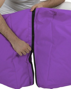 Fotoliu puf de gradina Siesta Violet 180x55x40 cm - Img 3