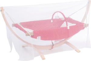 Hamac bebelusi Fethiye Rosu 135x56 cm - Img 3