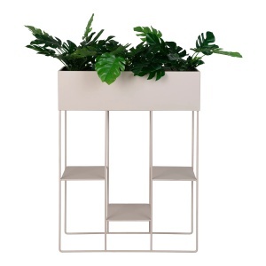 Jardiniera etajata pentru plante Planter, Nisip, 60x25x80 cm - Img 4