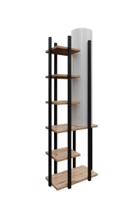 Lampadar Moda Dor Negru 45x25x135 cm - Img 3