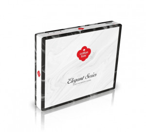 Lenjerie Family Elegant Stripe Alb, cu 2 cearsafuri de Pilota (Satin Deluxe) - Img 2
