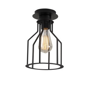 Lustra Alacati Negru 17x17x26 cm - Img 2