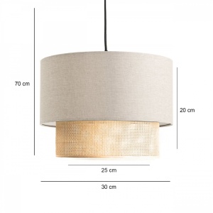 Lustra AYD-3628 Crem 20x30 cm - Img 3