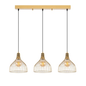 Lustra Cafu Auriu 94x25x121 cm - Img 5