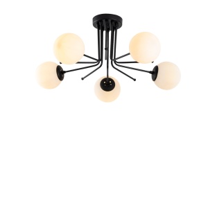 Lustra Daisy Negru 80x80x34 cm - Img 5