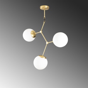 Lustra Damar Galben 55x15x65 cm - Img 4