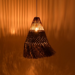 Lustra din paie Vajem Boho Pako World Natural 50x50x70 cm - Img 2