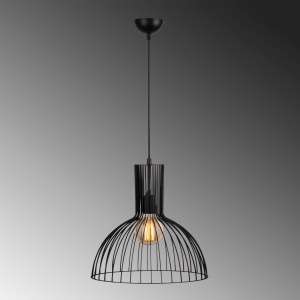 Lustra Fellini Negru 136x38x38 cm - Img 4