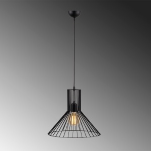 Lustra Fellini Negru 38x38x128 cm - Img 4