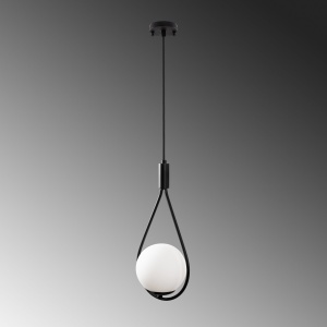 Lustra GMN Negru 20x15x136 cm - Img 4