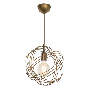 Lustra Idris E27 auriu D30x75cm