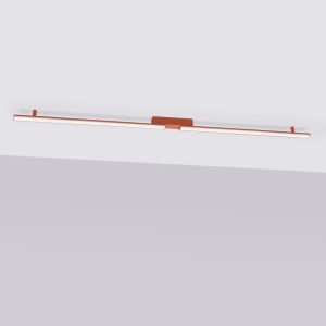 Lustra LED Lagom Rosu 4000K 181x4x7 cm - Img 2