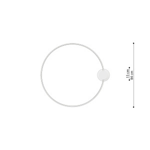 Lustra LED Rio Auriu lucios 3000K 78x87x12.5 cm - Img 10