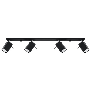 Lustra Merida Negru 80x6x16 cm