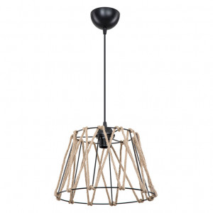 Lustra, Pako Word, PWL-1160, E27, Negru, 30 x 54 cm - Img 4