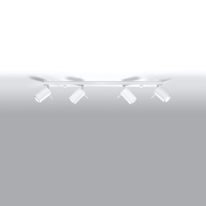Lustra Ring Alb 80x6x16 cm - Img 2