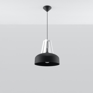 Lustra suspendata E27 Casco V2 Alb 30x30x85 cm - Img 2